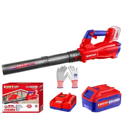 Emtop 20V Brushless Cordless Variable Speed Air Blower With Battery & Charger, 18500 RPM  (ELAB204282)