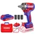 Emtop 20V 1/2" Lithium-Ion Cordless Impact Driver & Wrench With Battery, Charger & Accessories, 2600 RPM (ECIWL20236)