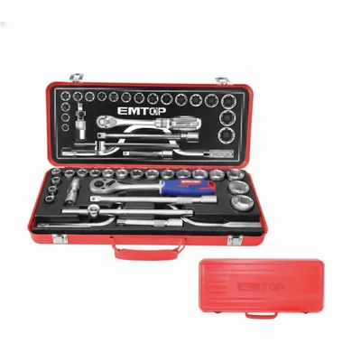 Emtop 24Pcs 1/2" Socket Set (ESKT12243)