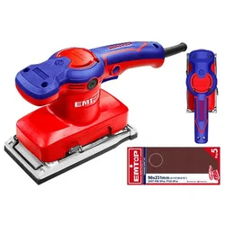 EMTOP 320 Watt 90 x 180 mm Finishing Sander With 5 Pcs Sandpaper (EFSR3201)