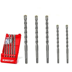 Emtop 5 Pcs Hammer Drill Bits Set (EHDR12052)