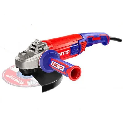 Emtop 180mm 2000 Watt Powerful Angle Grinder With Auxiliary Handle, 8450 RPM (EAGR20073)