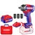 Emtop 1/2" 20V Powerful Cordless Impact Wrench With Battery, Charger & Sockets, Max. Torque 500 Nm (ECIWL2050)