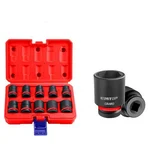 Emtop 10 Pcs 1/2" Impact Socket Set (EMSS12101)