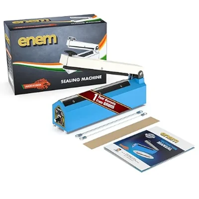 ENEM 12 Inch (300 mm), Plastic Packaging, Heat Sealer And Plastic Pouch Sealing Machine With 1 Year Warranty,
