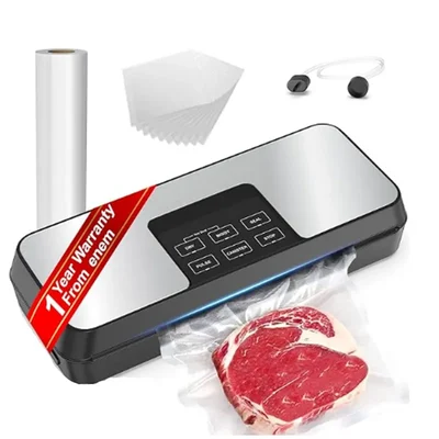 Enem Compact Design Vacuum Packing Machine With 10 Vacuum Bags and 1 Vacuum Roll