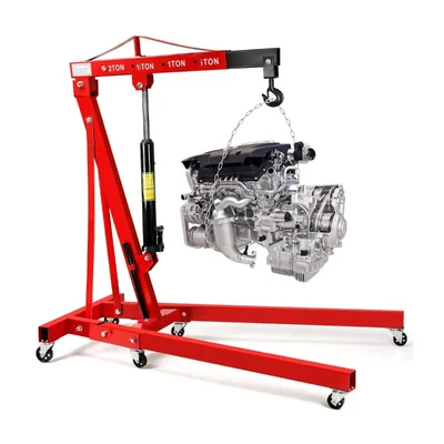 Boltz 2 Ton Hydraulic Engine Crane With 2450 mm Maximum Lifting Height