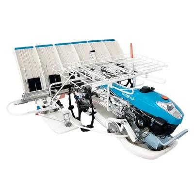 Agricultural 6-Row Rice Transplanter, 4-Stroke Petrol Engine With 3600r/min Speed & 3.3 KW Power