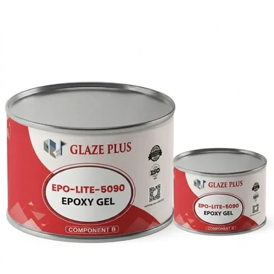 Glaze Plus EPO Lite 5090 2:1 UV Resistant Transparent Epoxy Gel Structural Adhesive for Stone and Marble