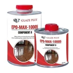 Glaze Plus EPO-MAX-10005 Low Viscosity High Gloss Two Component Italian Marble and Granite Repair Epoxy Resin
