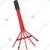Heavy Duty Hand Cultivator With 5 Pointed Pin Welded To Pipe Used For Weeding, Cultivating & Leveling Soil