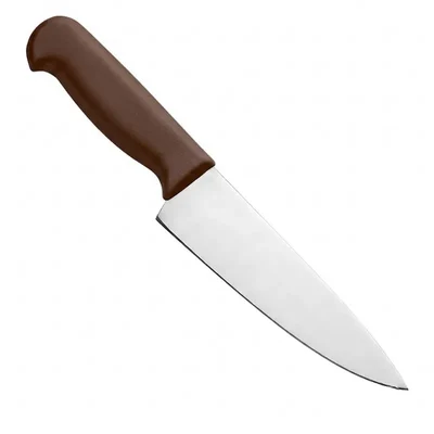 Smart Chef SC0203 10 Inch Brown Stainless Steel Ergonomic Handle Chef Knife Precision Chopping(Pack-1 pc)