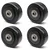 Heavy Duty 75 x 32 MM / 3 x 1.5 Inch ER Conuctive Wheel With Ball Bearing ( Pack Of 4)