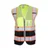 EVION ES - 032 FP Green & Black Net Type Reflective Safety Jacket(Size-S)