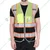 EVION ES - 032 FP Green & Black Net Type Reflective Safety Jacket(Size-S)
