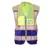 EVION ES - 032 FP Green & Royal Blue Net Type Reflective Safety Jacket(Size-S)