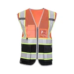EVION ES - 032 FP Orange & Black Net Type Reflective Safety Jacket