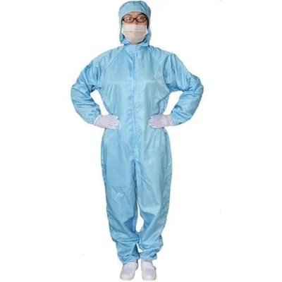 ESD Anti Static Coverall Dangri with ESD Gloves & ESD Shoe Cover(Size-L)