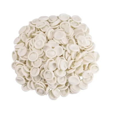 ESD Finger Cot White, Anti-static latex rubber Finger tip protective sleeves, for PCB & Electrical Components