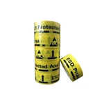 ESD Protected Area Industrial Tape, Antistatic Yellow Reflective Safety Warning Tape, PVC Floor Safety Warning Tape