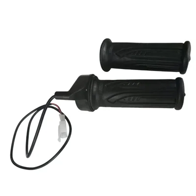 E-Trendo 11x4.3cm Black Throttle Accelerator Handle Grips Pair for E-Scooter E-Bike Throttle-Accelerator