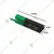 E-Trendo 12V 3Pin 5.5x2x1cm Indicator Flasher Without Buzzer Black/Green for E-Scooter E-Bike T-10-Gold-12V-3Pin