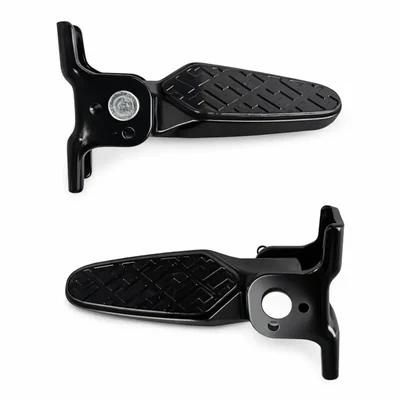 E-Trendo 14x9x3.5cm Heavy Duty Black Footrest Pair L/R Electric Scooter Footrest