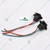 E-Trendo 16cm 3Pin Charging Socket Cable 2Pc for E-Scooty E-Bike 3Pin-16mm-Cable