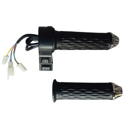 E-Trendo 24-72V 3-Speed Double Push Button Throttle EV Scooty Throttle-123+Double+Push Button