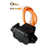 E-Trendo 25cm Waterproof EV Charging Socket with Cap & Battery Elbow Cord Plug - 25cm-Charging-Socket-With-Thimble