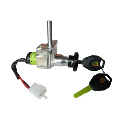 E-Trendo 37-47mm Ignition Steering Lock Set 300g with 2 Keys for Electric Scooty 47mm-Ignition-Lock