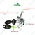 E-Trendo 37-47mm Ignition Steering Lock Set 300g with 2 Keys for Electric Scooty 47mm-Ignition-Lock