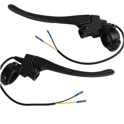 E-Trendo 10x5cm Aluminum Brake Lever Set with Sensor 280g for Electric Scooty Brake-Lever