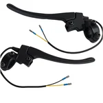 E-Trendo 10x5cm Aluminum Brake Lever Set with Sensor 280g for Electric Scooty Brake-Lever