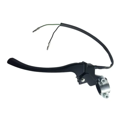 E-Trendo 17x6cm Aluminum Left Brake Lever Assembly with Sensor for Electric Scooty Left Brake Lever