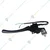 E-Trendo 17x6cm Aluminum Left Brake Lever Assembly with Sensor for Electric Scooty Left Brake Lever