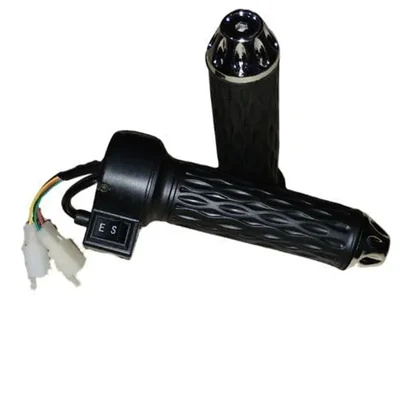 E-Trendo 24-72V Chrome Eco/Sports Throttle Button Set 240g for Okinawa Scooty Eco/Sports-Switch