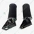 E-Trendo Round Rear Footrest Left Right Pair Black for E-Scooter Scooty Round-Footrest-Black-Pair
