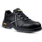 EUROCK Steel Toe Leather Safety Shoe, for Manufacturing (Black)