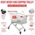 Bigapple Pack Of 2 European Style Heavy Weight King Shopping Trolley, 125L Capacity | BA-ES125