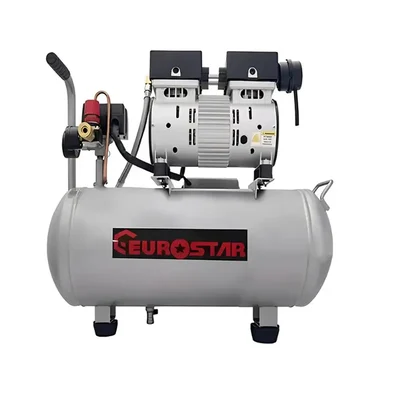 Eurostar 25L Sound Less Oil Free Air Compressor With 1 HP Motor, 116 psi Max. Pressure and 135 LPM
