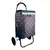 Everbest 45 Liters Shopping Trolley Bag with 2 Wheels (Blue)
