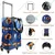 Everbest Foldable Collapsible Shopping Trolley Tote Bag on Wheels (Blue)