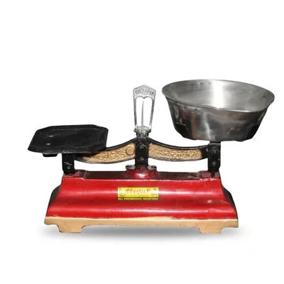 Everfast 10 kg Heavy Duty Mechanical Counter Scale for Business Use with Cast Iron Body and Stainless Steel Pan