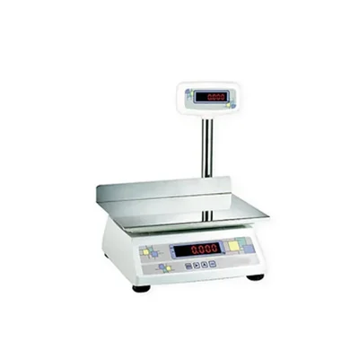 Everfast 30Kg/50Kg Capacity Digital Tabletop Weighing Scale L-Plate Pan and Dual LED Pole Display RET-30K