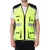 EVION 24258 Green & Black Reflective Safety Jacket(Size-S)