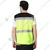 EVION 24258 Green & Black Reflective Safety Jacket(Size-S)