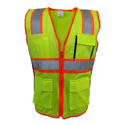 EVION 3500 Green Reflective Safety Jacket(Size-M)