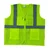 EVION ES-011 High Visibility Reflective Vest, Green Mesh with 3 Pockets & 1 ID Pocket(Size-S)