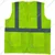 EVION ES-011 High Visibility Reflective Vest, Green Mesh with 3 Pockets & 1 ID Pocket(Size-S)